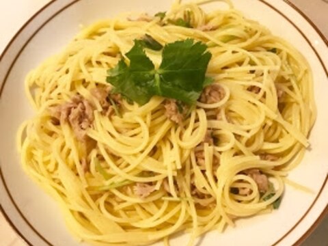 包丁、まな板不要！混ぜるだけ！ツナと梅のパスタ